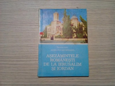 ASEZAMINTE ROMANESTI DE LA IERUSALIM SI IORDAN - I. Pop-Bistriteanul (autograf) foto