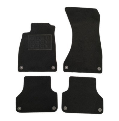 Covorase mocheta Audi A4 (B9) 2015-prezent, Sedan, Avant, Negre, set de 4 Buc. AutoDrive ProParts foto