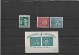 ROMANIA 1940/41 LP 142 I LP 142 III LP 142 IV MISCAREA LEGIONARA IN ROMANIA - CODREANU + VASILE MARIN SI ION MOTA + COLITA NEDANTELATA MAJADAHONDA MNH