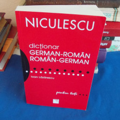 IOAN LAZARESCU - DICTIONAR GERMAN-ROMAN / ROMAN-GERMAN ( 50 000 CUVINTE ) , 2017