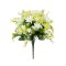Buchet decorativ artificial, 34 cm, Alb, ATU-082693