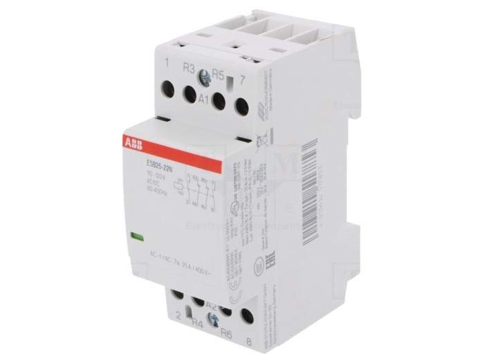 Contactor 4P 25A 110V
