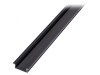 Profil aluminiu anodizat negru pentru module LED, 2m VARIO30-06