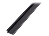 Profil aluminiu anodizat negru pentru module LED, 2m VARIO30-06