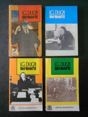 I. G. DUCA - MEMORII 4 volume, editie integrala, contin sublinieri 20% foto