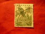 Timbru Papua Noua Guinee 1952 - Fauna Cangur , 1/2p ,stampilat