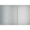 Clapeta Actionare WC Alcaplast FLAT-AIR Aluminiu Anodizat Alcadrain - Compatibila cu Rezervoare WC Incastrate, Dubla Comanda