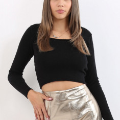 Maleta cropped neagra Pull&Bear