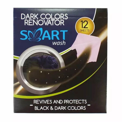 Servetele Absorbante Culori Smart Wash, 12 Buc/Pachet, Servetele Antidecolorare, Servetele Protectie Haine Negre, Servetele Captare Culori, Servetele foto