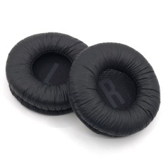 Set 2 bureti pentru casti JBL Junior 320BT / Junior 320 / JR310BT / JR310 / JR300BT / JR300 - Negru - Spuma cu memorie - Piele ecologica creponata