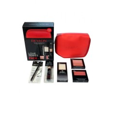 Set machiaj cadou Revlon Travel Collection Exclusive, Love Series Face, geanta cosmetice cadou