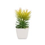 Aranjament Floral Artificial, Verde, Plastic, 17Cm, Ella Home