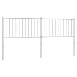 Cumpara ieftin Tablie de pat de schimb metalica, alb, 180 cm