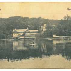 1119 - SOVATA, Mures, Boat on the lake, Romania - old postcard - used