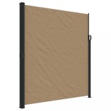 Cumpara ieftin Copertina laterala retractabila, gri taupe, 220x300 cm