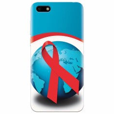 Husa silicon pentru Huawei Y5 2018, World Aids Day