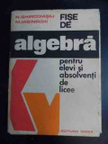 Fise De Algebra Pentru Elevi Si Absolventi De Licee - N. Ghircoiasiu, M. Iasinschi ,542960, Dacia