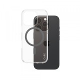Husa MagSafe pentru Apple iPhone 16 Pro, PanzerGlass, Care Urban Combat, Transparenta Neagra
