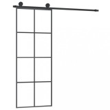 Cumpara ieftin Usa glisanta cu set feronerie, 76x205 cm, sticla ESG/aluminiu