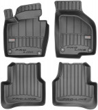 Set Covorase Auto Cauciuc Negro Volkswagen Passat B6 2005-2010 Pro Line Tip Tavita 3D 3D407077