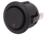 Rocker Switch SP3T ON-OFF-ON 20A 14VDC Black LED