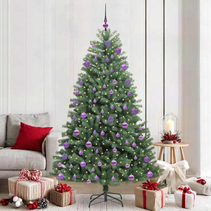 vidaXL Brad de Crăciun artificial cu ramuri articulare Verde 210 cm 3395502