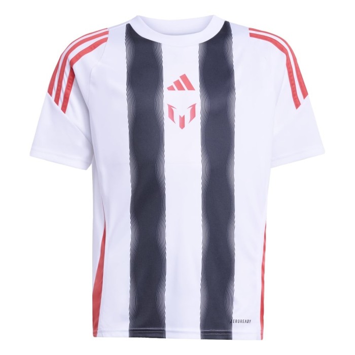 Lionel Messi tricou de fotbal pentru copii MESSI Stripe white - 140