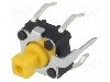 Microintrerupator, 6x6mm, OFF-(ON), SPST-NO, OMRON OCB - B3F-1152