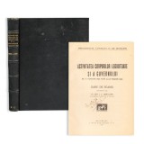Activitatea corpurilor legiuitoare și a guvernului de la ianuarie 1922 p&acirc;nă la 27 martie 1926, cu numeroase semnături olografe -I. G. Duca, Ion Incule