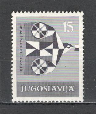 Iugoslavia.1958 Inaugurarea Muzeului Postei Belgrad SI.171 foto