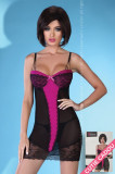 LIV177-551 Lenjerie sexy tip desu semitransparent cu dantela, L/XL, S/M, LIVIA CORSETTI