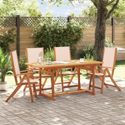 Gossi set mobilier de gradina, 5 piese, lemn masiv acacia/textilena foto