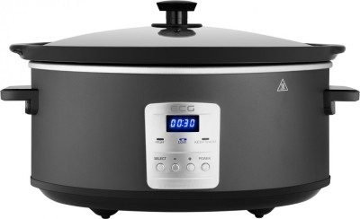 Oala electrica Slow cooker ECG PH 6530 Master, 6.5 litri, 270 W, vas ceramic, afisaj LED foto