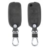 Husa Cheie Auto pentru VW / Skoda / Seat - 3 Butoane, Piele nabuc, Gri, 48570.19, Kwmobile