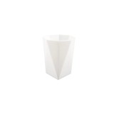 Suport pentru periute de dinti, model diamant, alb Sepio