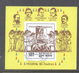 Guinee Bissau 1983 Chess perf. sheet Mi.B250 used TA.115, Stampilat