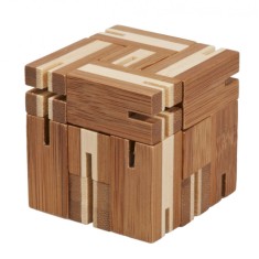 Joc logic puzzle 3D din bambus Flexi-Cub 5