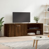 Comoda TV, stejar maro, 120x34x37 cm, lemn prelucrat GartenMobel Dekor, vidaXL