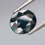 ~SAFIR NATURAL NETRATAT albastru mare : 2,01 ct. Certificat de Autenticitate !