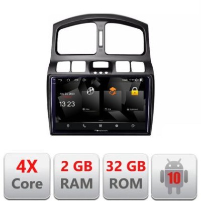 Navigatie HHyundai Santa Fe 2000-2006 Android Ecran 720P Quad Core 2+32 carplay android auto CarStore Technology foto