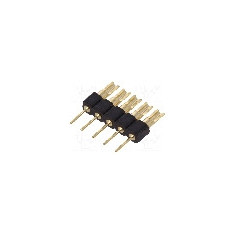 Conector 5 pini, seria {{Serie conector}}, pas pini 2.54mm, CONNFLY - DS1004-02-1*5-3B