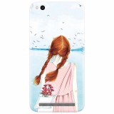 Husa silicon pentru Xiaomi Redmi 5A, Girl And Birds