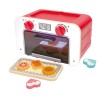 Cuptor Jucarie Lemn Hape Copii cu Accesorii, Lumini si Sunete +3 Ani, Schimba Culoarea