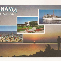 RF38 -Carte Postala- Marea Neagra, Litoral , circulata 1970