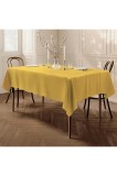 Așternut dreptunghiular din țesătură Home Direct 140x200cm 55"x78" galben