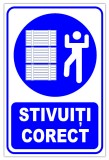 Semn stivuiti corect