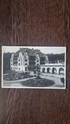 Carte Postala - Ocna Sibiului. Parcul cu Hotel foto