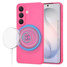 Husa silicon Samsung Galaxy S26 Asteroid GSM SoftFlex MagSafe, fucsia
