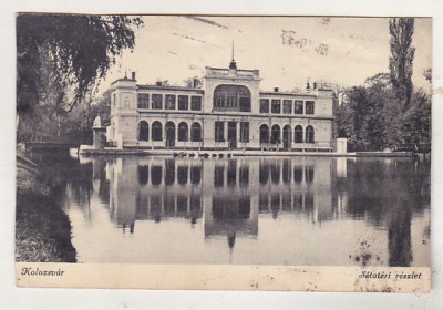 bnk cp Cluj - Vedere - uzata 1945 - decupata foto