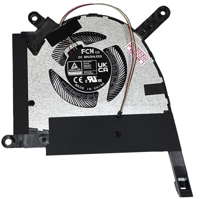 Cooler placa video Laptop, Asus, Tuf Gaming A15 FA507R, FA507RF, FA577RE, DFS5L32G16486J FPSN, DQ5D581F002, 13NR08Y0T01011, 5V, 0.5A, 2.25W, GPU
